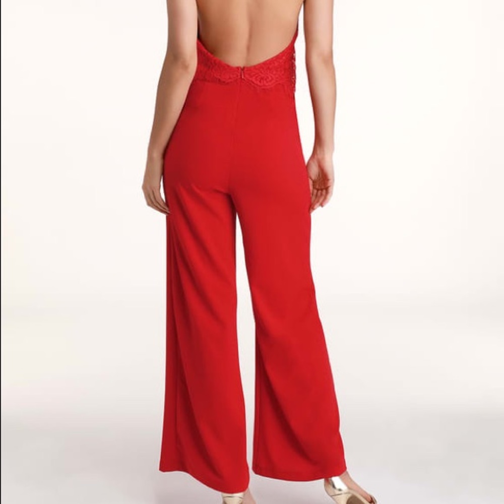 Red jumpsuit - Picture 6 of 6